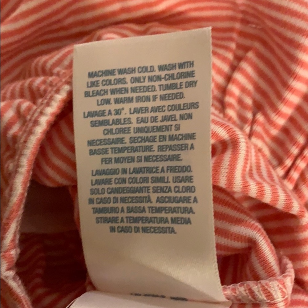 Ralph Lauren newborn Pink striped gown NEW - Picture 6 of 7
